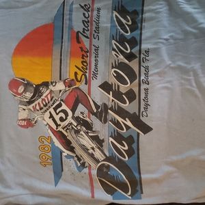 Vintage 1982 Daytona Motorcycle Racing long sleeve tshirt - Size L